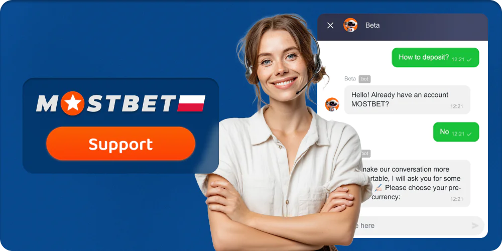 Potrzebujesz pomocy? Skontaktuj się z obsługą klienta Mostbet Polska.